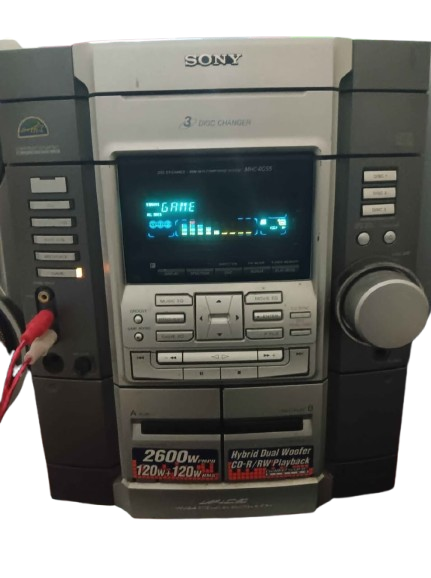 Sony MHC RG 55 3 CD Changer — Image 5