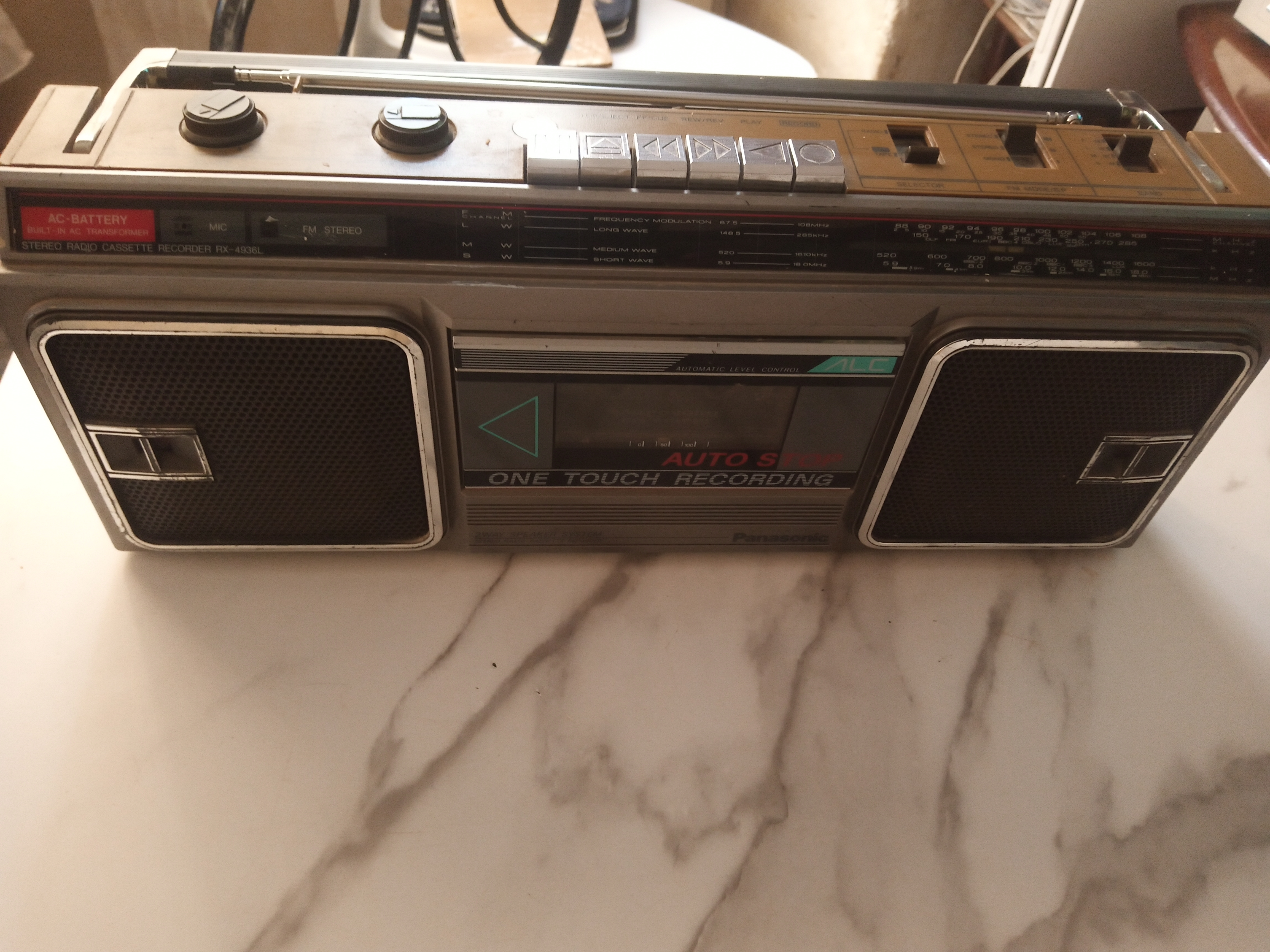 Panasonic rx 4936l boombox 