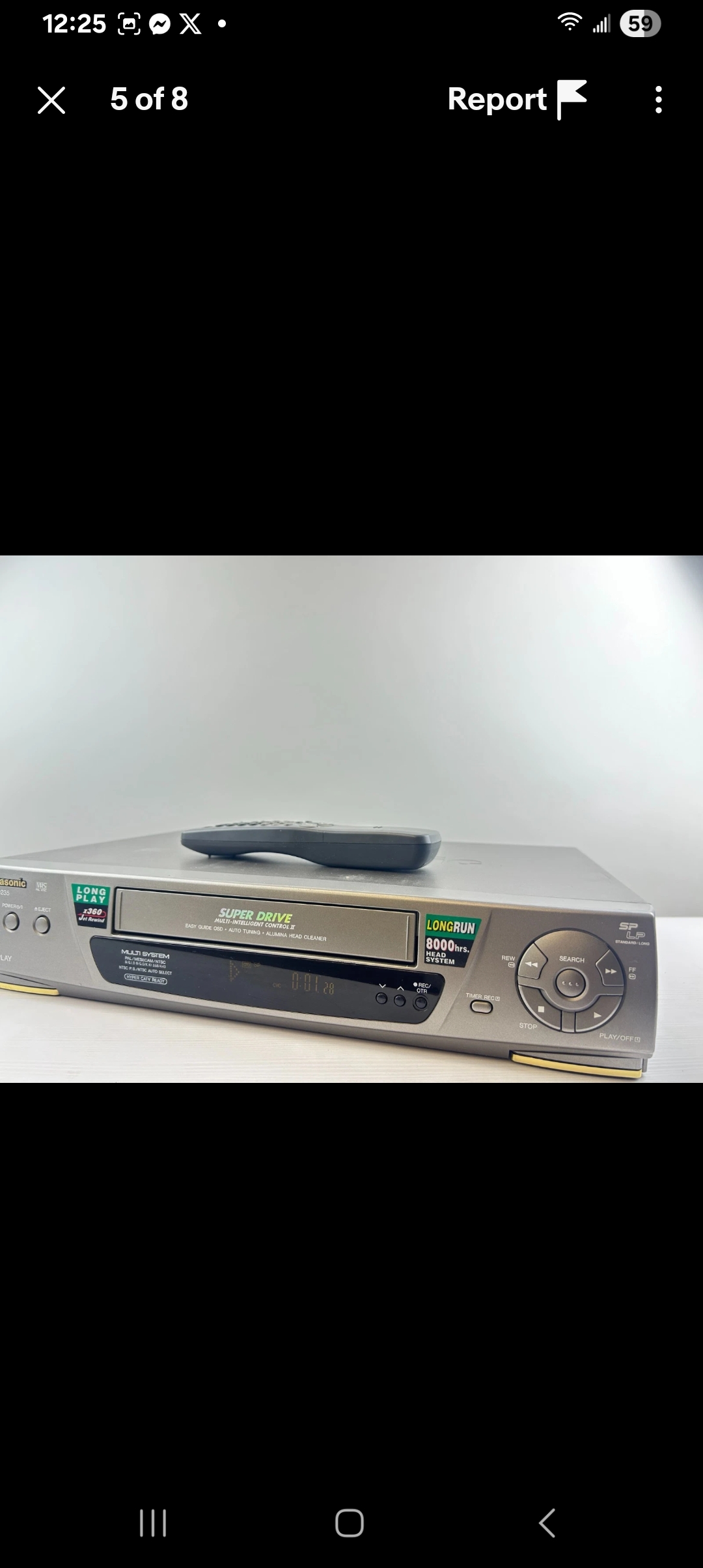 Panasonic sd 235 4 head vcr  — Image 5