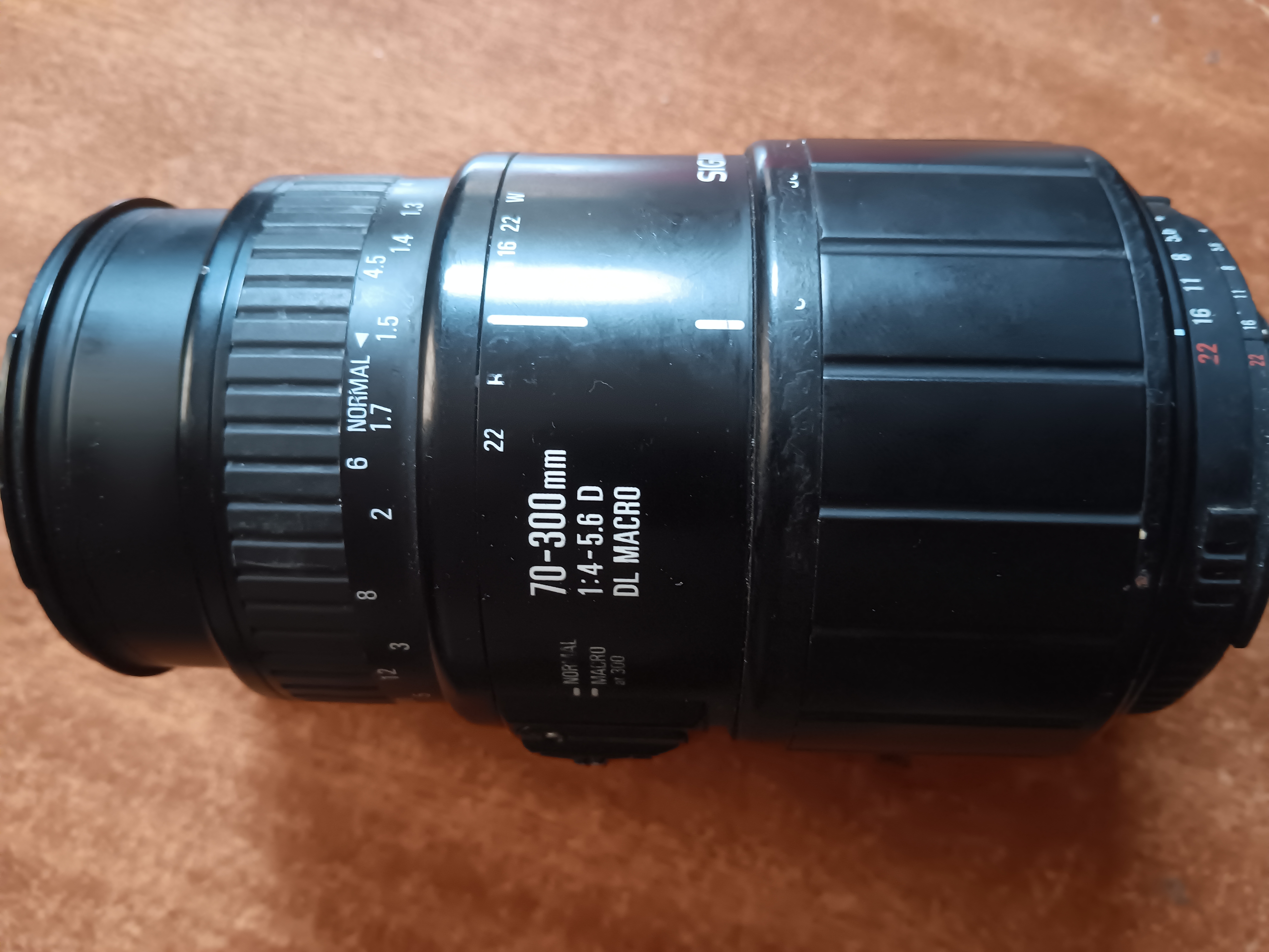 Sigma 70-300mm f/4-5.6 D DL Macro.